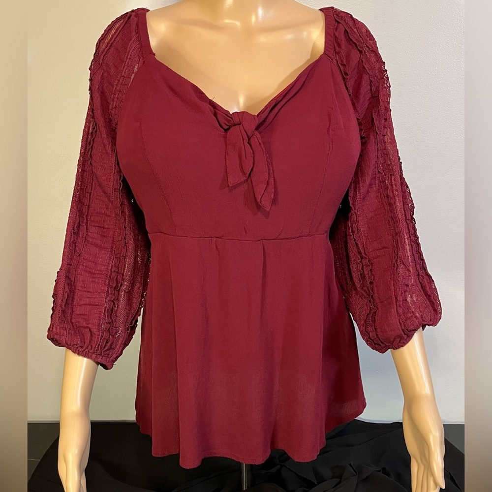 Torrid peplum top